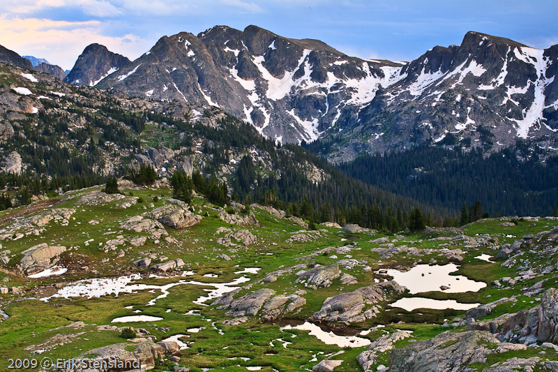hiamovi, mountain, indian peaks, paradise park, tarns, photo